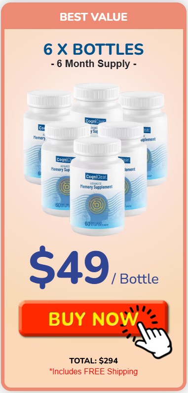 Cogniclear 6 Bottle Price